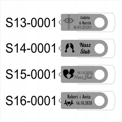 Pendrive 64 GB USB 2.0 pudełko + GRAWER ŚLUBNY na Arena.pl