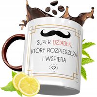 Kubek Bordowy Dla Dziadka Na Urodziny Prezent Z Nadrukiem Ze Zdjęciem