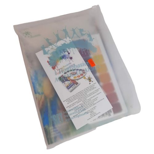 zestaw do malowania farby akwarelowe pędzle na Arena.pl