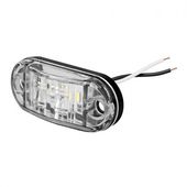 LAMPA OBOWYROWA LED IP67 250LM 6000K 12-24V ABS+PC BIAŁY