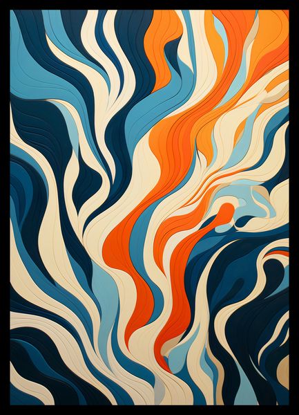 Plakat 29,7x42cm Oceaniczne Fale zdjęcie 2