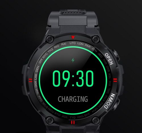 WOJSKOWY ZEGAREK SMARTWATCH PULSOMETR ROZMOWY POLSKIE MENU MOCNA BATERIA na Arena.pl