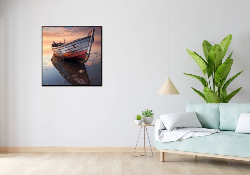 Plakat 80x80cm Odosobniona Przystań zdjęcie 4