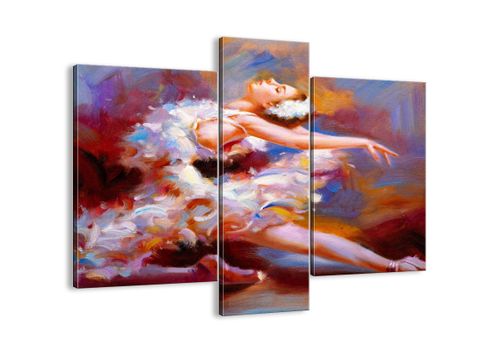 Obraz Na Płótnie - Tancerka Balet  - 95X80 Cm - Cb95X80-3463 na Arena.pl