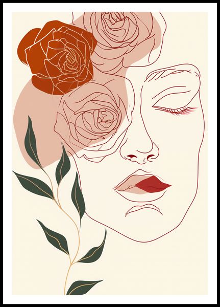 Plakat 68x98cm Beż i Twarz zdjęcie 3