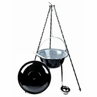 KOCIOŁEK WĘGIERSKI EMALIOWANY 10L CHOCHLA POKRYWKA