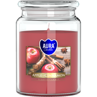 ŚWIECA ZAPACHOWA ŚWIECZKA W SZKLE JABŁKO CYNAMON