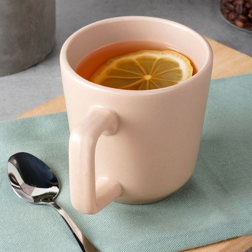 Kubek ceramiczny beżowy SOHO 400 ml na Arena.pl