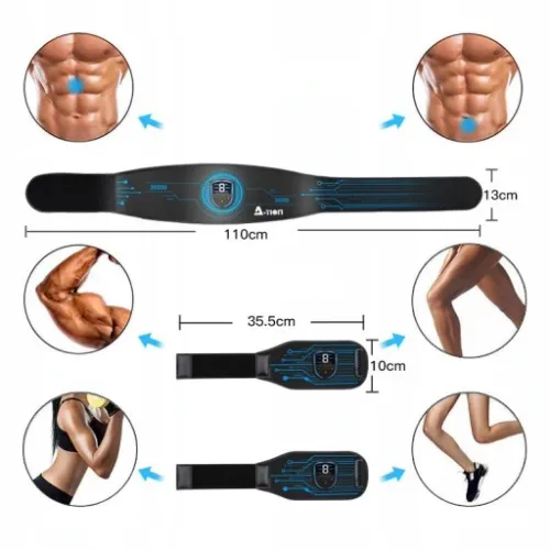 ELEKTROSTYMULATOR STYMULATOR DO MIĘŚNI BRZUCHA EMS na Arena.pl