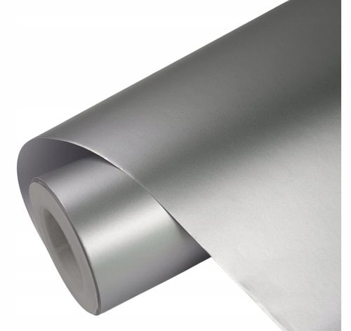 FOLIA OKLEINA SAMOCHODOWA SREBRNY POŁYSK 1,23x3M na Arena.pl