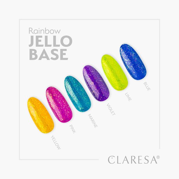 CLARESA Baza hybrydowa JELLO BASE - BLUE - 5g zdjęcie 4
