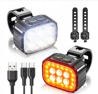 2x lampka rowerowa SPECTER IGO 500lm przód tył NEW na Arena.pl