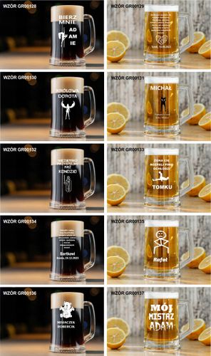 Kufel do Piwa GRAWEROWANY prezent dla DZIADKA HIT! na Arena.pl