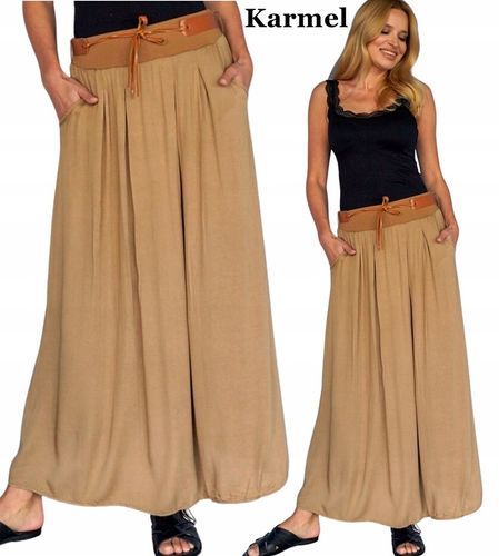 ZWIEWNA DŁUGA SPÓDNICA MAXI DO KOSTEK BOHO ! S,M,L na Arena.pl