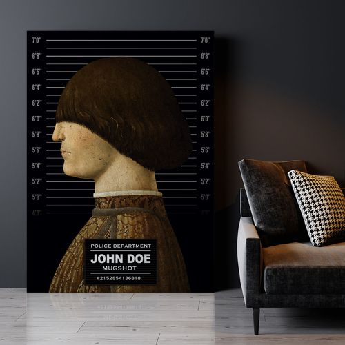 Obraz na płótnie pop art john doe portret 70x100 cm na Arena.pl