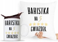 Zestaw Poduszka + Kubek Dla Baristy Prezent Z Nadrukiem Ze Zdjęciem