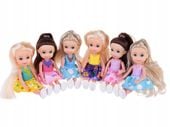 Urocze mini laleczki do zabawy Lalka 12 cm 6szt ZA4755