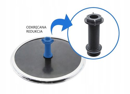 24CM OKRĄGŁA DESZCZOWNICA DO KABINY PRYSZNICOWEJ Z HYDROMASAŻEM 24 cm na Arena.pl