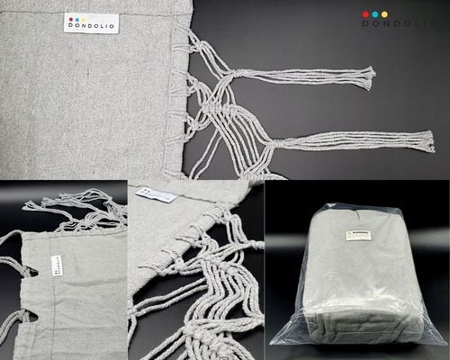 Hamak Brazylijski Dwuosobowy XXL 220kg BOHO makrama Wytrzymały DONDOLIO na Arena.pl