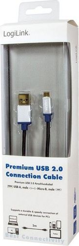 Kabel Premium USB2.0 typ A do micro B, 2m na Arena.pl