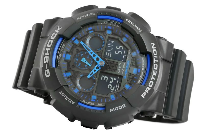 zegarek męski casio g-shock ga-100-1a2er + box zdjęcie 3