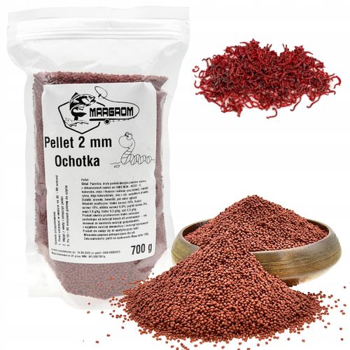 PELLET ZANĘTOWY 2 mm MARGROM 700g OCHOTKA na Arena.pl