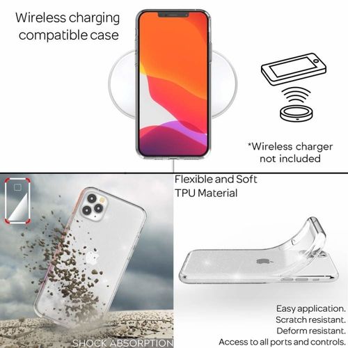 Etui Iphone 11 Pro Brokat Trans Glitter Transparentne na Arena.pl