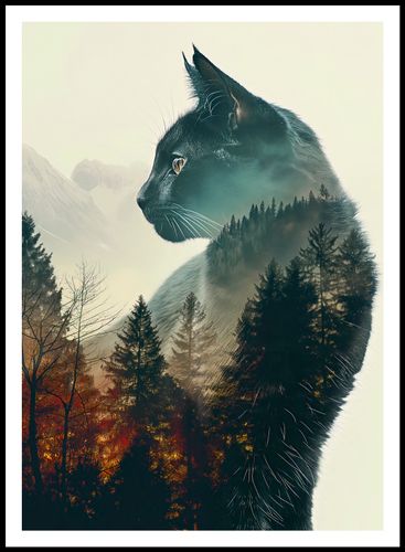 Plakat 67,5x95cm Koci Duch Lasu na Arena.pl