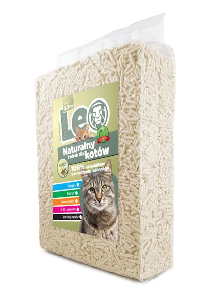 Żwirek dla kota Leo - naturalny zdjęcie 2