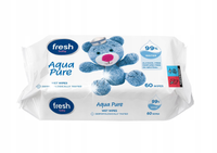 CHUSTECZKI NAWILŻANE dla dzieci 6x60 AQUA 99% delikatne 360szt WATER WIPES