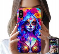 ETUI DO IPHONE XS MAX - MEKSYKAŃSKA, KOLOROWA KRÓLOWA ŚMIERCI