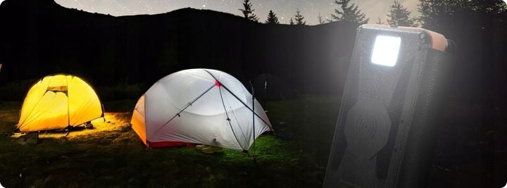 WEBSKI POWERBANK SOLARNY MOCNE 4 PANELE SOLARNE POJEMNOŚĆ 20000MAH USB-C zdjęcie 14