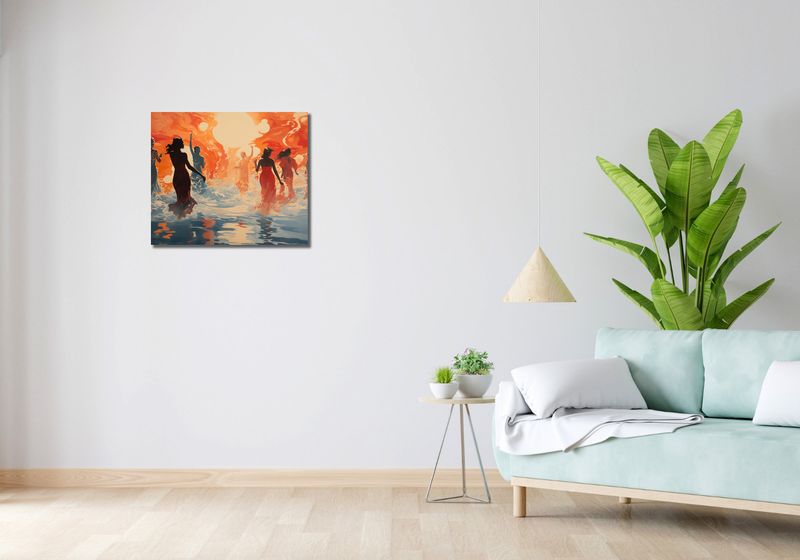 Obraz 60x50cm Taneczny Żar zdjęcie 2