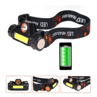 Latarka Czołowa 4w1 Lampka Czołówka Led Reflektor z Magnesem i Akumulatorem