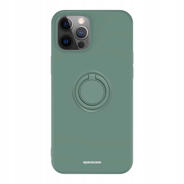 Spacecase Silicone Ring Iphone 12 Pro Max Dark Green zdjęcie 7