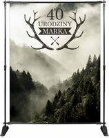 TŁO FOTOGRAFICZNE ścianka 40 urodziny z imieniem