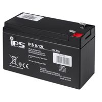 IPS 9-12L: akumulator VRLA AGM 12V 9Ah, 6-9lat, T2 6,3mm, do UPS