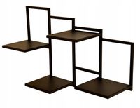 Kwietnik na ścianę 4 kwiaty wisząca półka uniwersalna pólka ścienna +