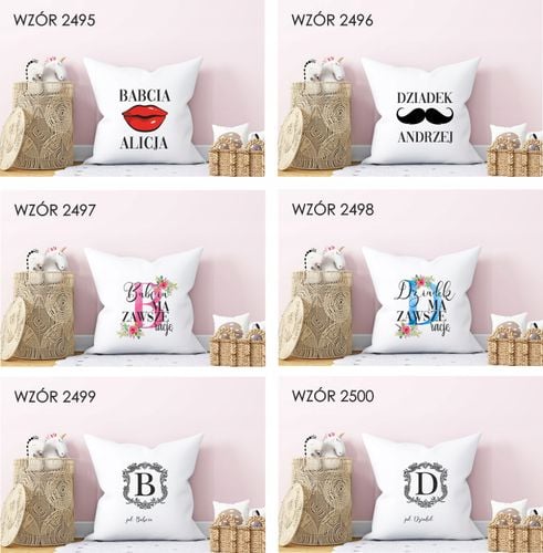 Poduszka PREZENT dla dziadków KOCHAM CIĘ na Arena.pl