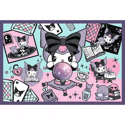 Puzzle 2 X 200 Hello Kitty Psoty Kuromi, 2 Układanki Dla Dzieci +7 Lat na Arena.pl