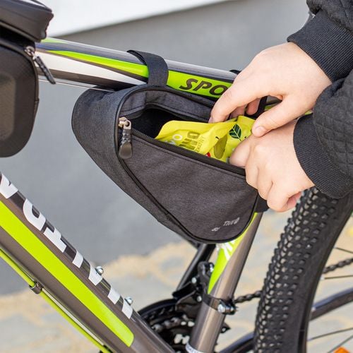 Torba Rowerowa Na Ramę Wodoodporna Sakwa Na Rower Pojemna I Trwała na Arena.pl