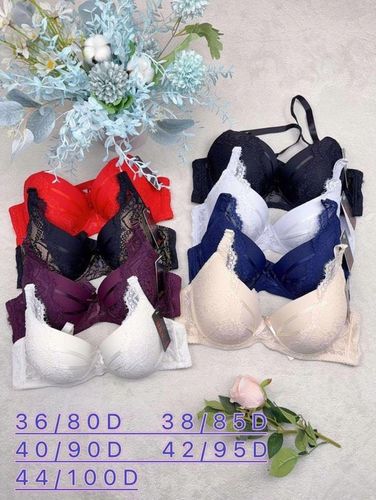 Biustonosz koronkowy stanik usztywniany zbierający z fiszbinami 90D kolory na Arena.pl