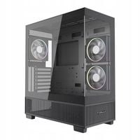 Obudowa Gembird Fornax X550 ARGB Akwarium Midi Tower czarny