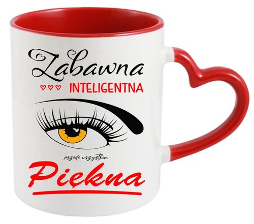 KUBEK Z NADRUKIEM PREZENT DLA KOLEŻANKI DZIEWCZYNY ŻONY MAMY DZIEŃ KOBIET na Arena.pl