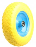 KOŁO KÓŁKO DO WÓZKA TACZKI BEZDĘTKOWE PEŁNE 4.10/3.50-6 MOCNE OTWÓR 20 mm