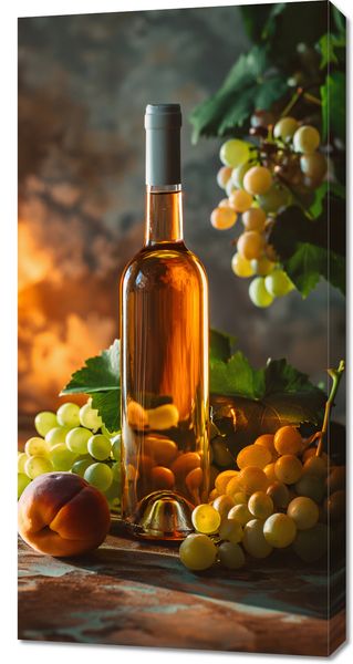 Obraz 50x100cm Bursztynowe Wino zdjęcie 1