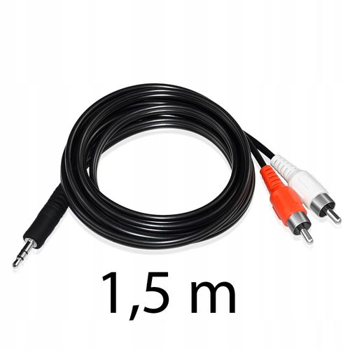 Kabel RETOO 3,5 mm minijack (3,5 mm) - 2x RCA (cinch) 1,5 m na Arena.pl