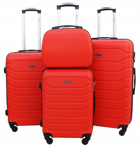 ZESTAW WALIZEK 4w1 WALIZKA PODRÓŻNA NA KÓŁKACH GRAVITT 931 na Arena.pl