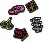 Przypinki Crocs Jibbitz Piny Do Butów Reflective Street 5 Pack