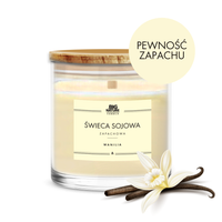 Świeca sojowa o zapachu WANILIA 150g - BIG NATURE CANDLE